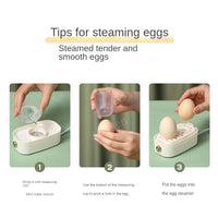 Multifunctional Electric Egg Cooker Heater Automatic Power off Mini Eggs Food Steamer Poacher Breakfast Cooking Machine