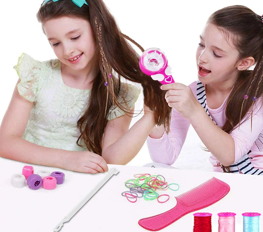 Automatic Hair Braid Kits Tool Electric Children DIY Braiding Hairstyle Twist Machine Makeup Toys for Girl