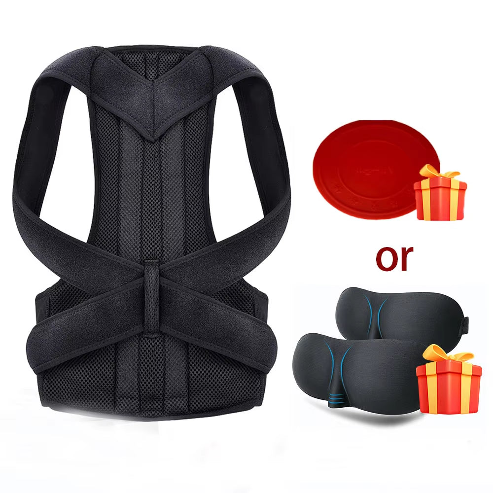 Back Posture Corrector Brace Shoulder Support Belt Upper and Lower Back Pain Relief Improve Spine Clavicle Brace Posture Vest