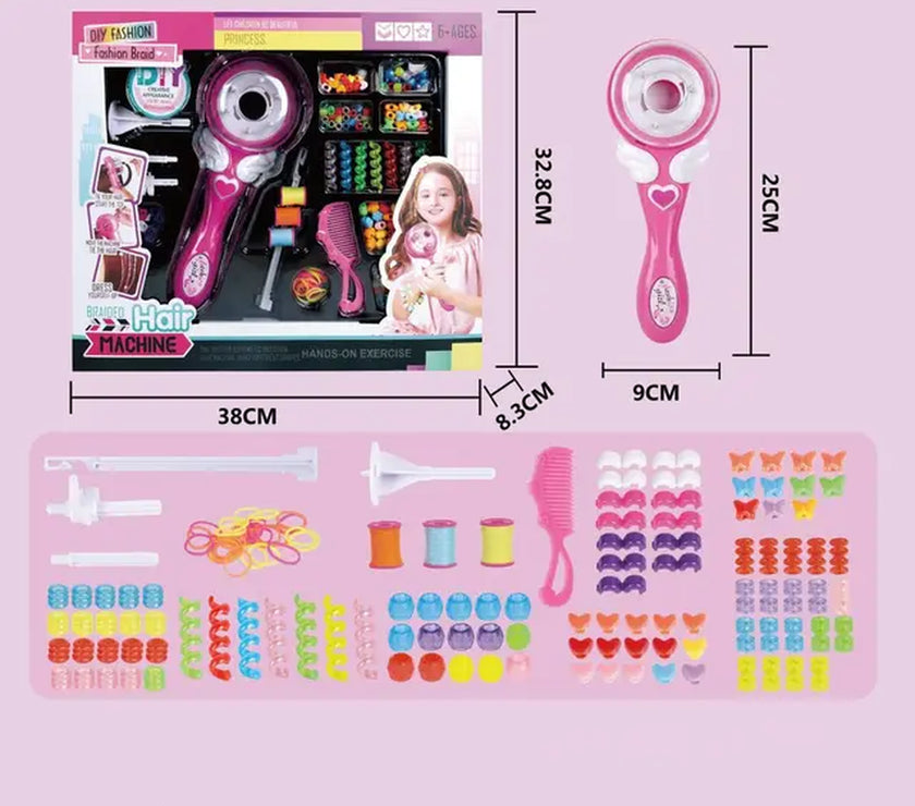 Automatic Hair Braid Kits Tool Electric Children DIY Braiding Hairstyle Twist Machine Makeup Toys for Girl