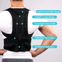 Back Posture Corrector Brace Shoulder Support Belt Upper and Lower Back Pain Relief Improve Spine Clavicle Brace Posture Vest