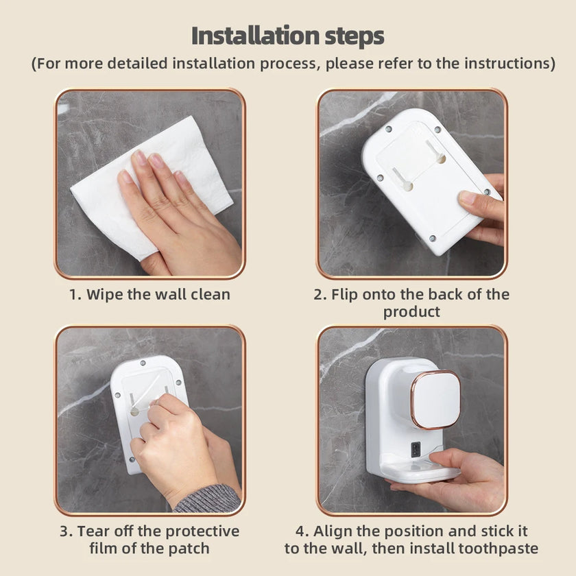 Smart Toothpaste Dispenser Automatic Sensor 