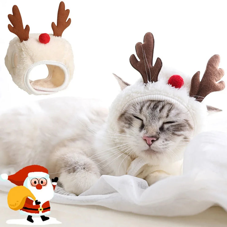 Christmas Puppy Dog Cat Costume Xmas