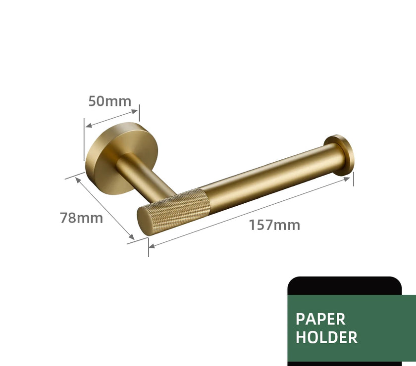 Brushed Gold Bathroom Accessories Towel Bar