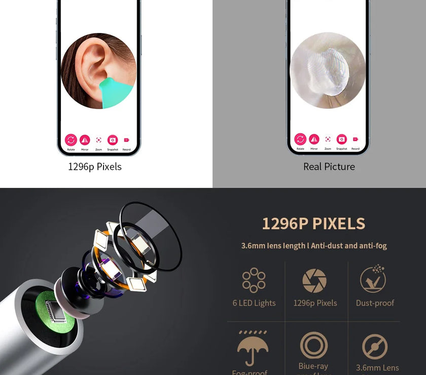 Smart Visual Ear Cleaner with Camera