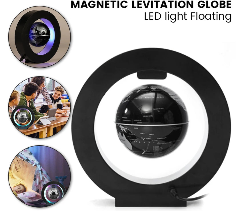 World Map Magnetic Levitation Globe