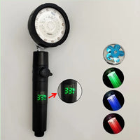 Digital Temperature Display Shower Head