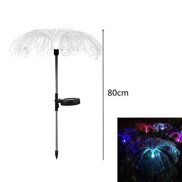 LED Solar Fireworks Light