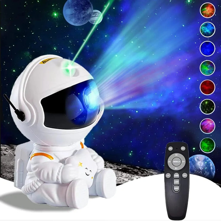 Astronaut Galaxy - Night Light Remote Control Nebula Projection