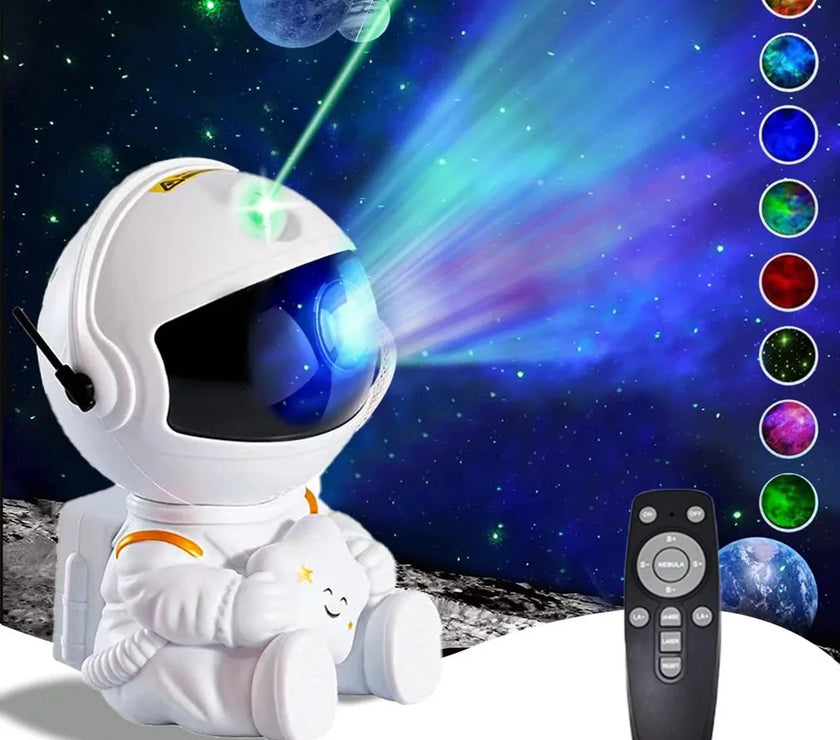 Astronaut Galaxy - Night Light Remote Control Nebula Projection