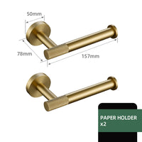 Brushed Gold Bathroom Accessories Towel Bar