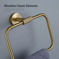 Brushed Gold Bathroom Accessories Towel Bar