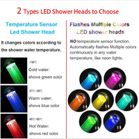 Digital Temperature Display Shower Head