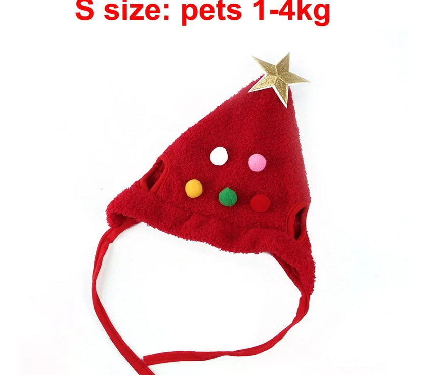 Christmas Puppy Dog Cat Costume Xmas