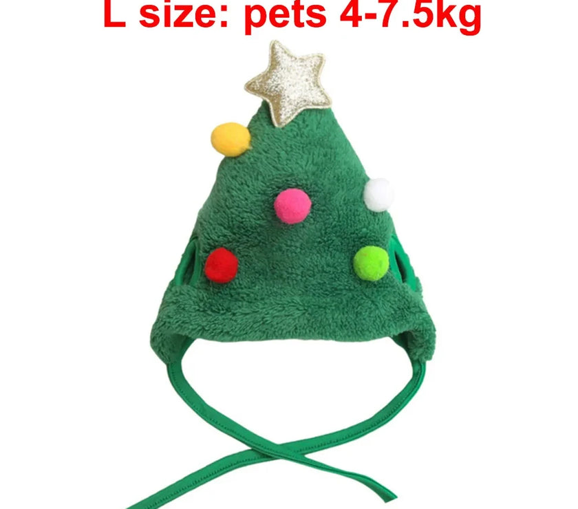 Christmas Puppy Dog Cat Costume Xmas