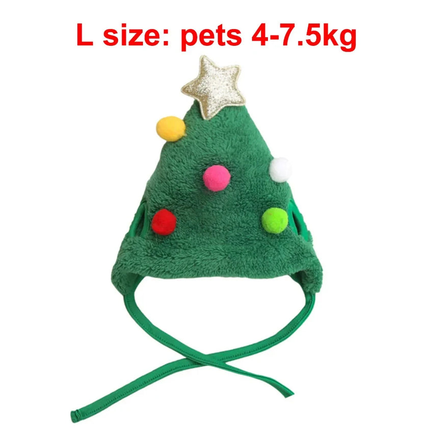 Christmas Puppy Dog Cat Costume Xmas