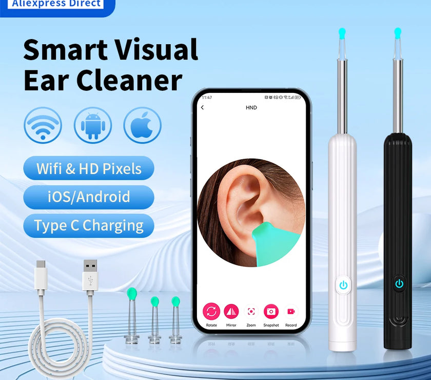 Smart Visual Ear Cleaner with Camera