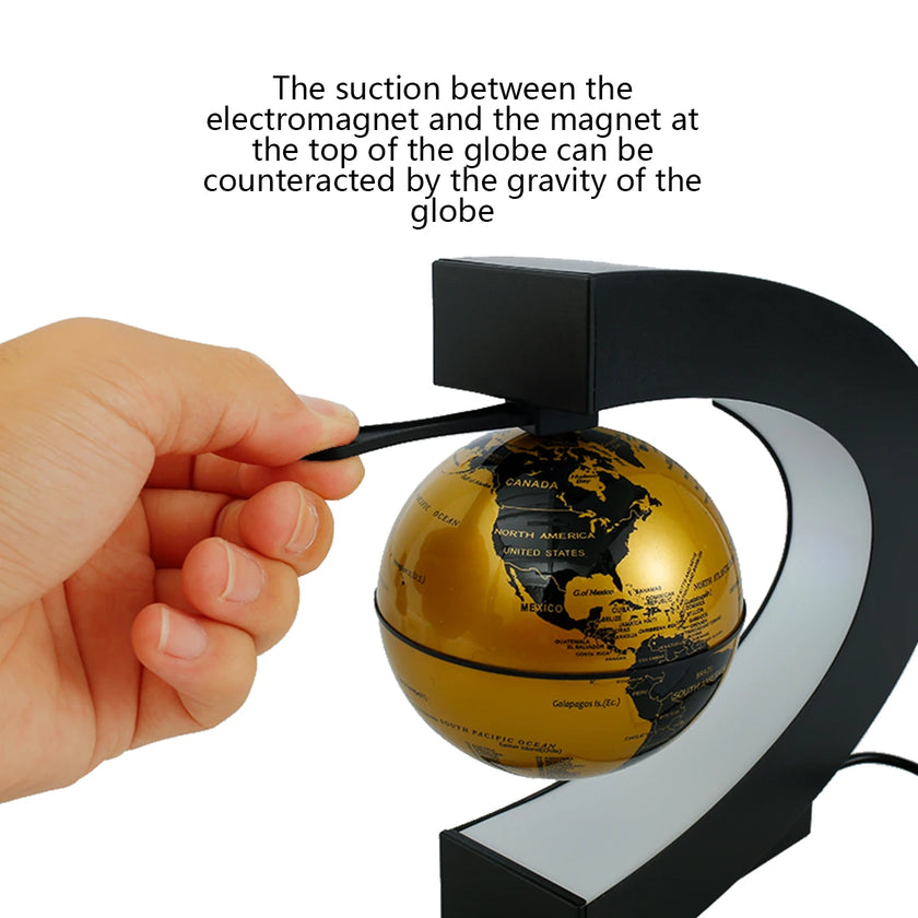 World Map Magnetic Levitation Globe