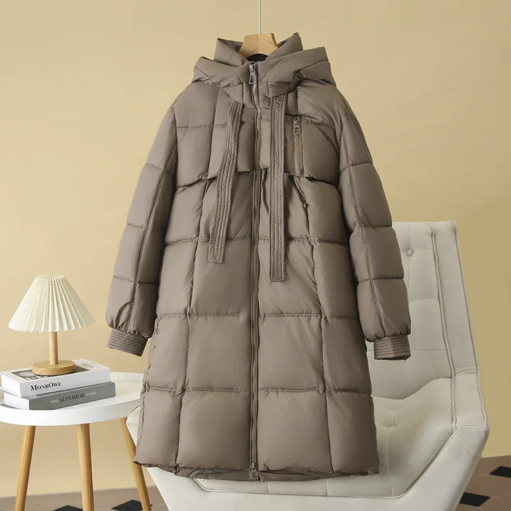 Plus Size Women x-long Parka Winter