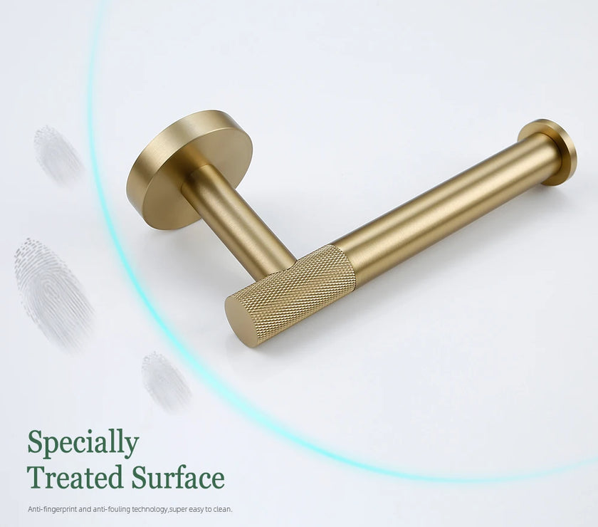 Brushed Gold Bathroom Accessories Towel Bar