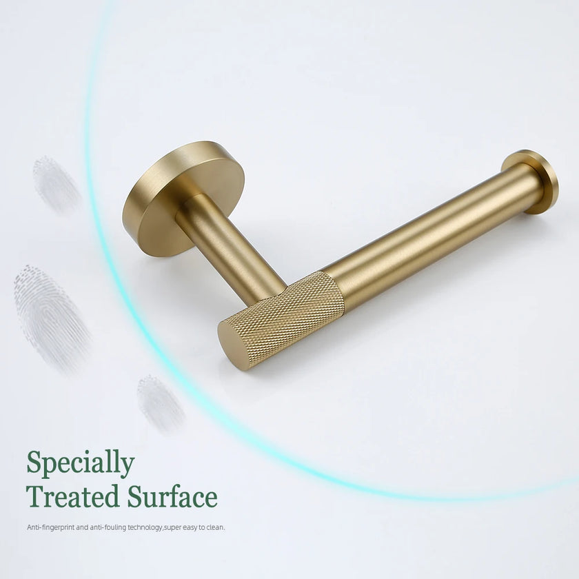 Brushed Gold Bathroom Accessories Towel Bar