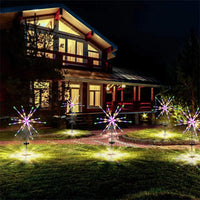 LED Solar Fireworks Light