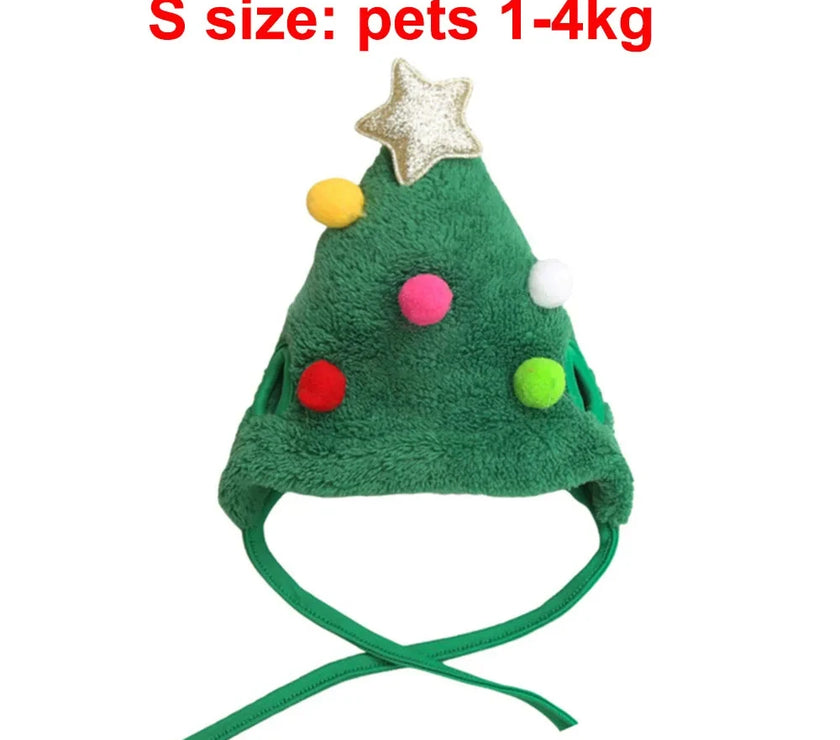 Christmas Puppy Dog Cat Costume Xmas