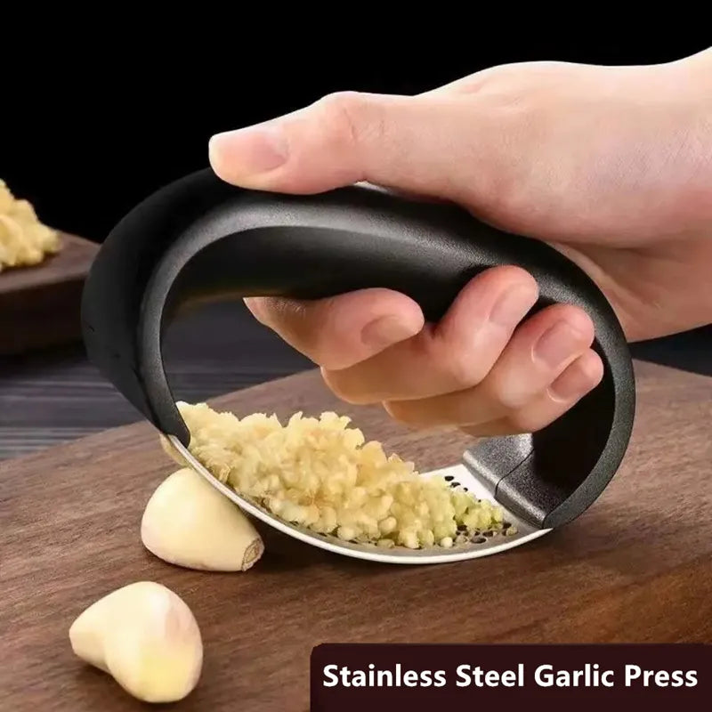 Stainless Steel Garlic Press 