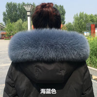 100% Natural Real Fox Fur Collar