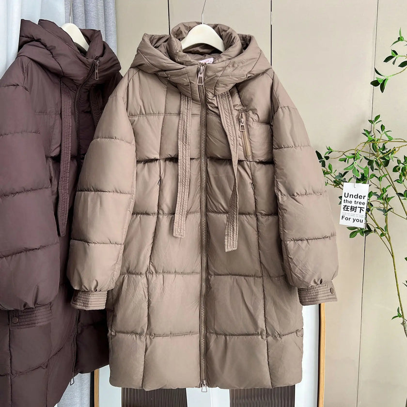 Plus Size Women x-long Parka Winter