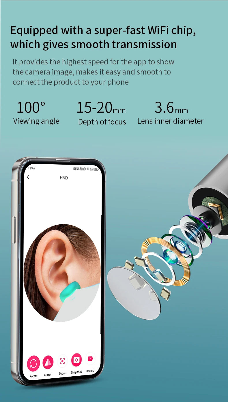 Smart Visual Ear Cleaner with Camera