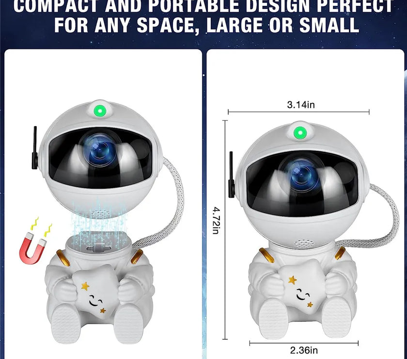 Astronaut Galaxy - Night Light Remote Control Nebula Projection