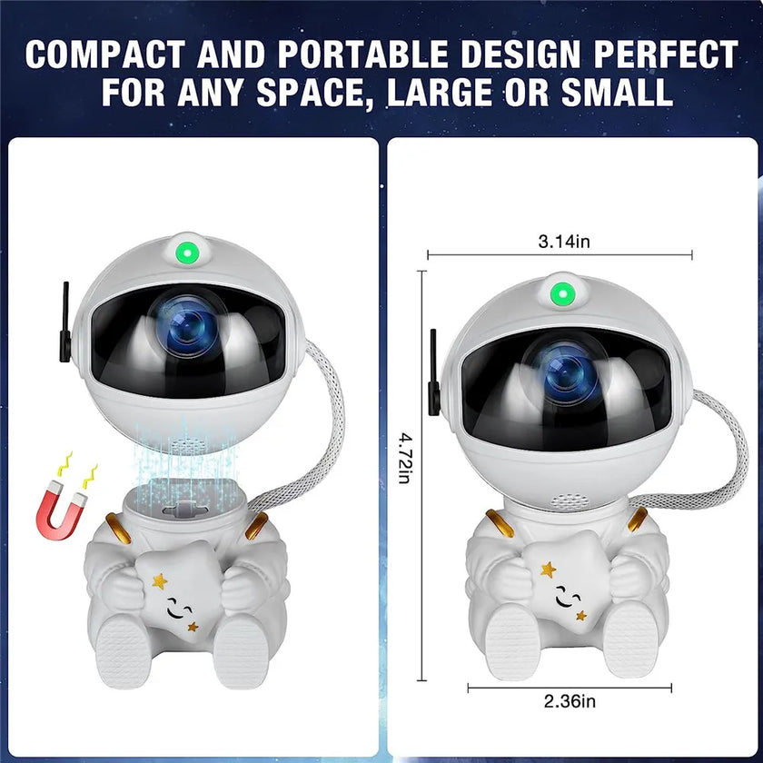 Astronaut Galaxy - Night Light Remote Control Nebula Projection