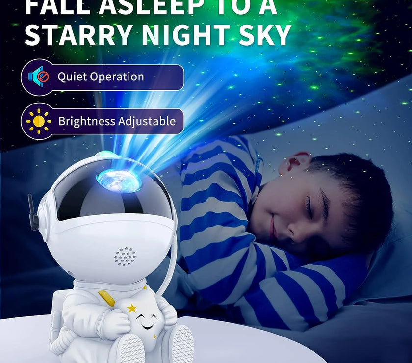 Astronaut Galaxy - Night Light Remote Control Nebula Projection