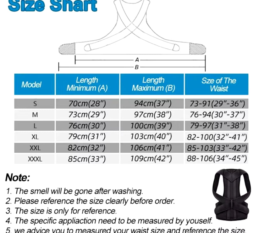 Back Posture Corrector Brace Shoulder Support Belt Upper and Lower Back Pain Relief Improve Spine Clavicle Brace Posture Vest